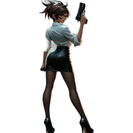 staff, weapon, concept art, 3d render transparent PNG cut-out