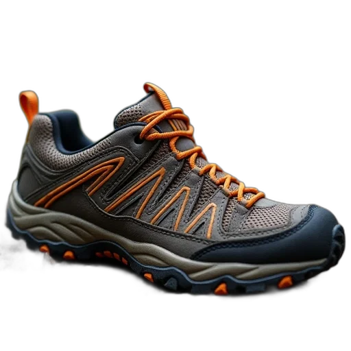 shoes, 3d render, merrella, hiking transparent PNG cut-out