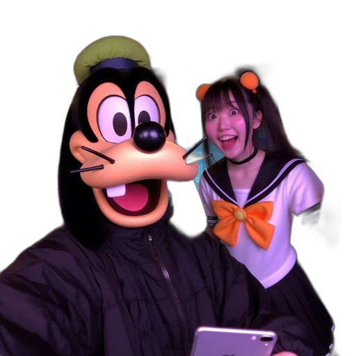 mask, face, jacket, staff transparent PNG cut-out