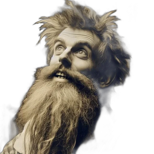 hair, face, creature, mask transparent PNG cut-out
