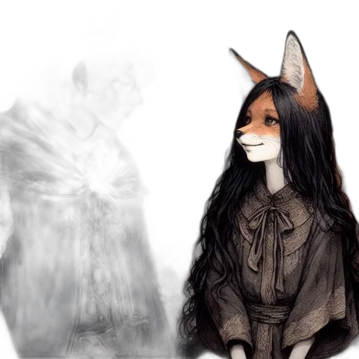 mask, creature, animal, staff transparent PNG cut-out