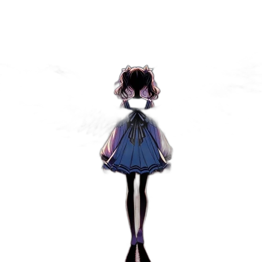 dress, robot, staff, creature transparent PNG cut-out