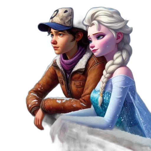 jacket, fantasy art, concept art, watercolor transparent PNG cut-out