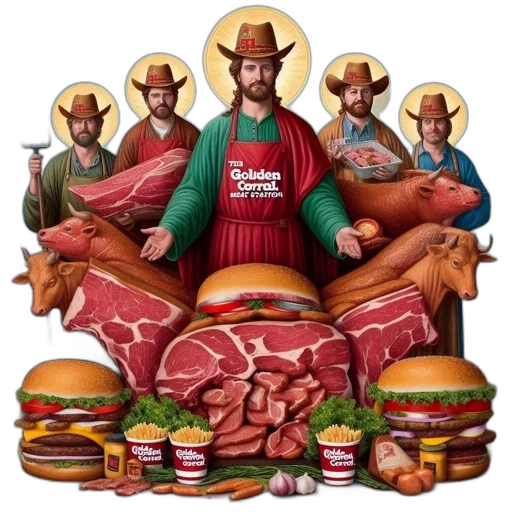 food, animal, crown, concept art transparent PNG cut-out