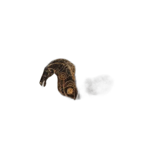animal, dragon, hair, creature transparent PNG cut-out