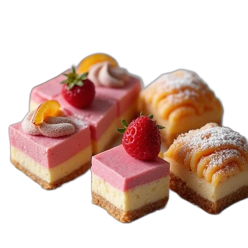 food, 3d render, photorealistic, pastel transparent PNG cut-out