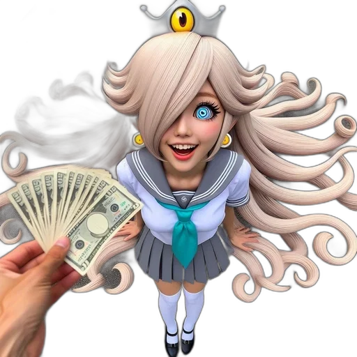 concept art, fantasy art, 3d render, cartoon transparent PNG cut-out