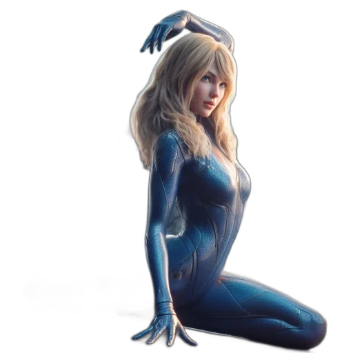 hair, dress, comic book art, concept art transparent PNG cut-out