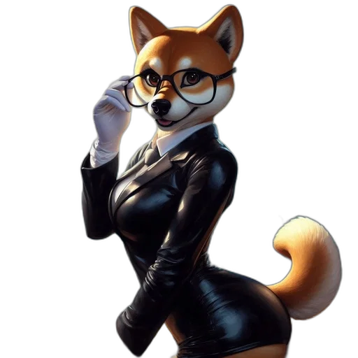 staff, jacket, dress, animal transparent PNG cut-out