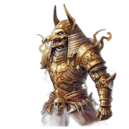 mask, dragon, staff, fantasy art transparent PNG cut-out