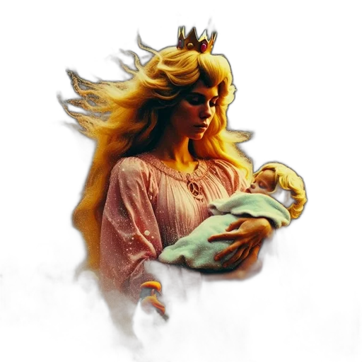 crown, fantasy art, concept art, photorealistic transparent PNG cut-out
