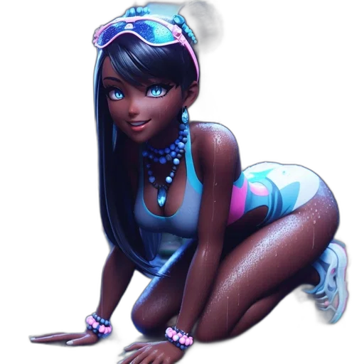 dress, concept art, 3d render, fantasy art transparent PNG cut-out