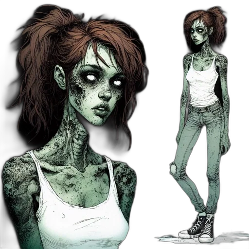 concept art, comic book art, fantasy art, cartoon transparent PNG cut-out