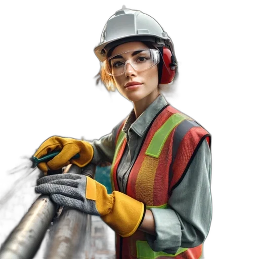 staff, robot, weapon, face transparent PNG cut-out