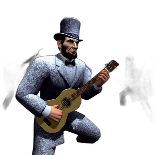 staff, hat, weapon, robot transparent PNG cut-out