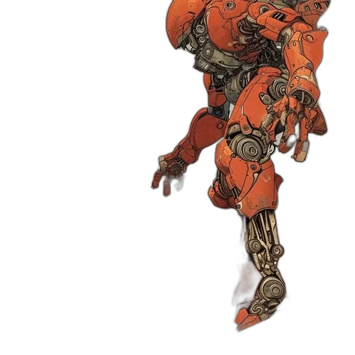 robot, weapon, dragon, creature transparent PNG cut-out
