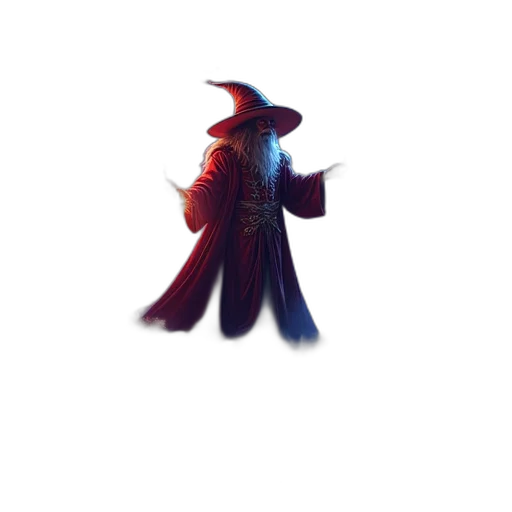 hat, staff, creature, mask transparent PNG cut-out