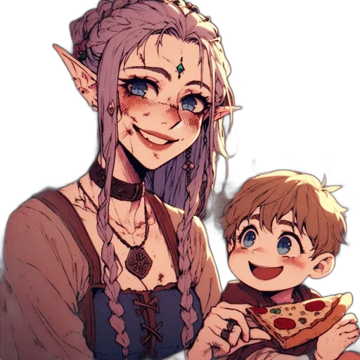 food, creature, fantasy art, anime transparent PNG cut-out