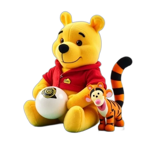 3d render, concept art, plush, toy transparent PNG cut-out