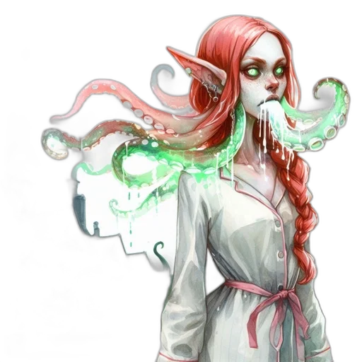 creature, staff, concept art, fantasy art transparent PNG cut-out