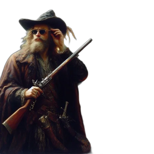 staff, sword, weapon, hat transparent PNG cut-out