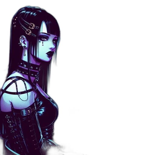 robot, dress, cyberpunk, concept art transparent PNG cut-out