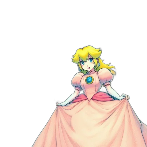 dress, crown, weapon, staff transparent PNG cut-out