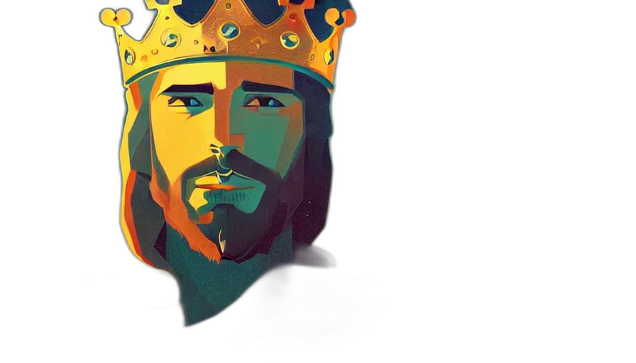 crown, photorealistic, 3d render, watercolor transparent PNG cut-out