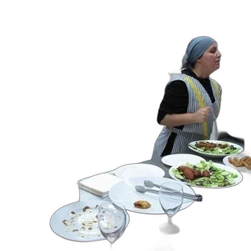food, 3d render, concept art, woman transparent PNG cut-out