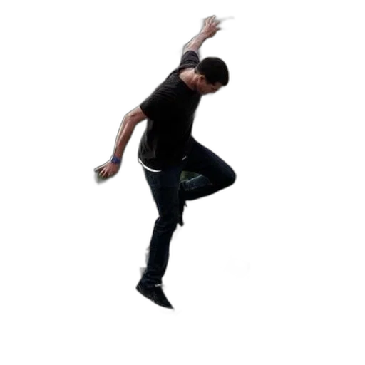 3d render, skateboarder, performs, trick transparent PNG cut-out
