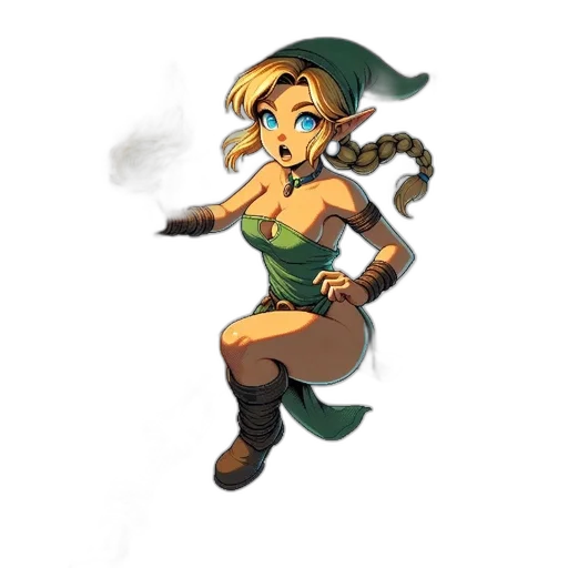 staff, weapon, dress, concept art transparent PNG cut-out