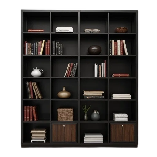 furniture, 3d render, dark, earth tones transparent PNG cut-out