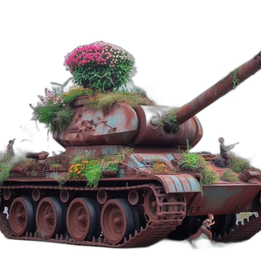 weapon, car, flower, animal transparent PNG cut-out