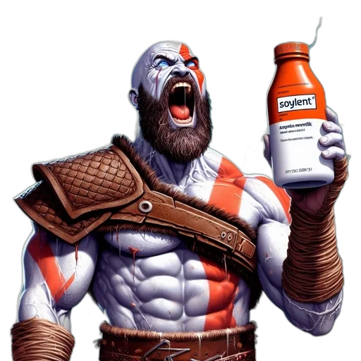 bottle, comic book art, concept art, photorealistic transparent PNG cut-out