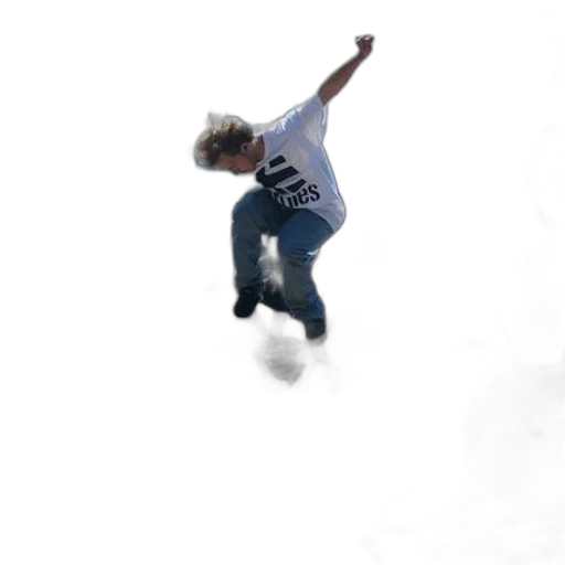 staff, creature, hair, shoes transparent PNG cut-out