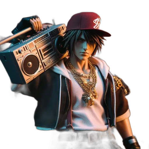 hat, jacket, weapon, concept art transparent PNG cut-out