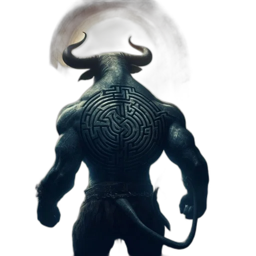 dragon, creature, mask, staff transparent PNG cut-out