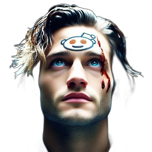 face, hair, robot, mask transparent PNG cut-out