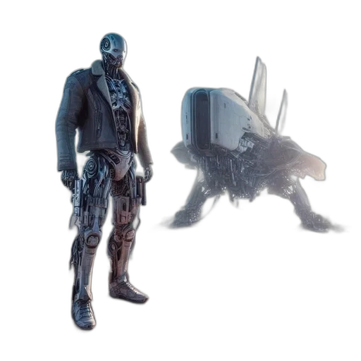 robot, creature, weapon, animal transparent PNG cut-out