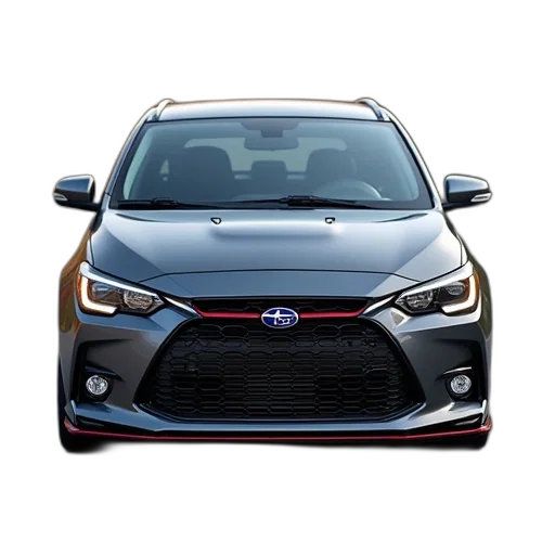 car, face, 2019, subaruna transparent PNG cut-out
