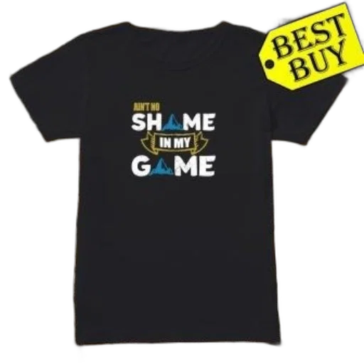 black, t-shirt, text, ain transparent PNG cut-out