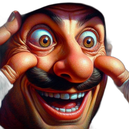 face, mask, hat, creature transparent PNG cut-out