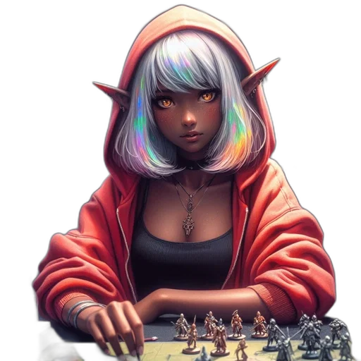 jacket, fantasy art, concept art, cyberpunk transparent PNG cut-out