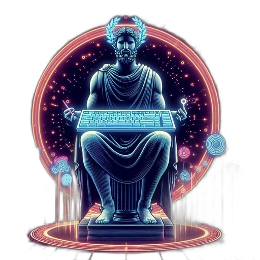 furniture, vaporwave, concept art, 3d render transparent PNG cut-out