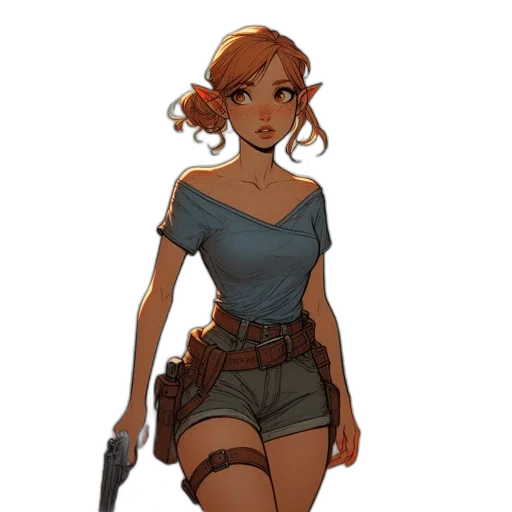 weapon, staff, dress, concept art transparent PNG cut-out