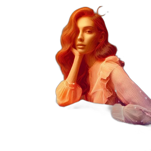hair, jacket, face, dress transparent PNG cut-out