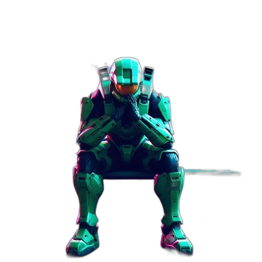 robot, weapon, sword, mask transparent PNG cut-out