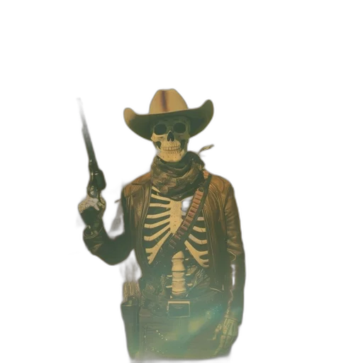 hat, weapon, staff, jacket transparent PNG cut-out