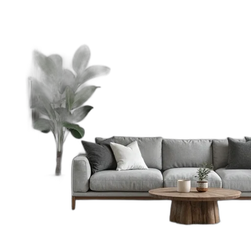 furniture, 3d render, photorealistic, concept art transparent PNG cut-out