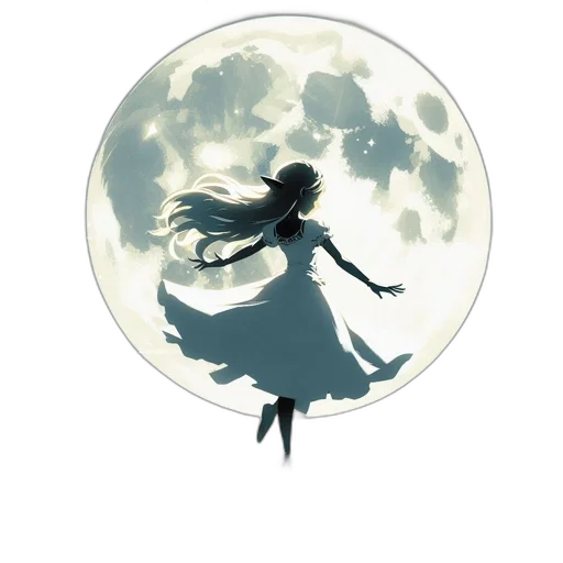 dress, mask, staff, fantasy art transparent PNG cut-out